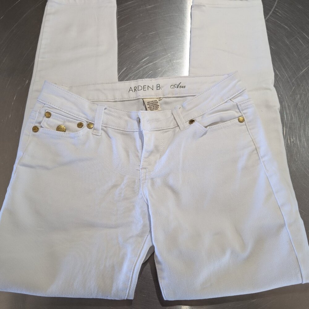 Arden B women's skinny jeans white size 2